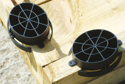 Plastic Shed Base kit with Unique wings which allow The SHED BOOT to be added to wider width timber battens.